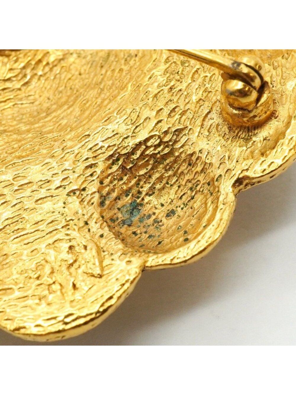 Chanel Brooch Vintage Gold Plated Faux Pearl - Picture 7 of 8